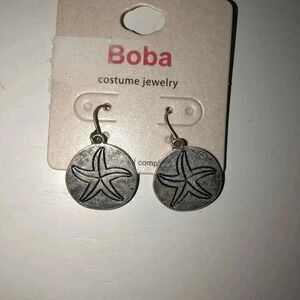 Boba starfish earrings